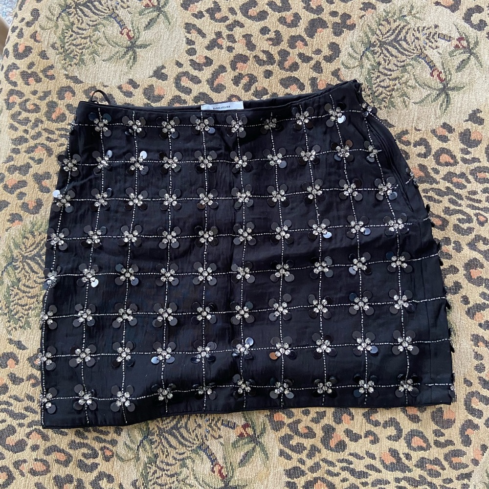 & Other Stories sequin mini skirt EU 38